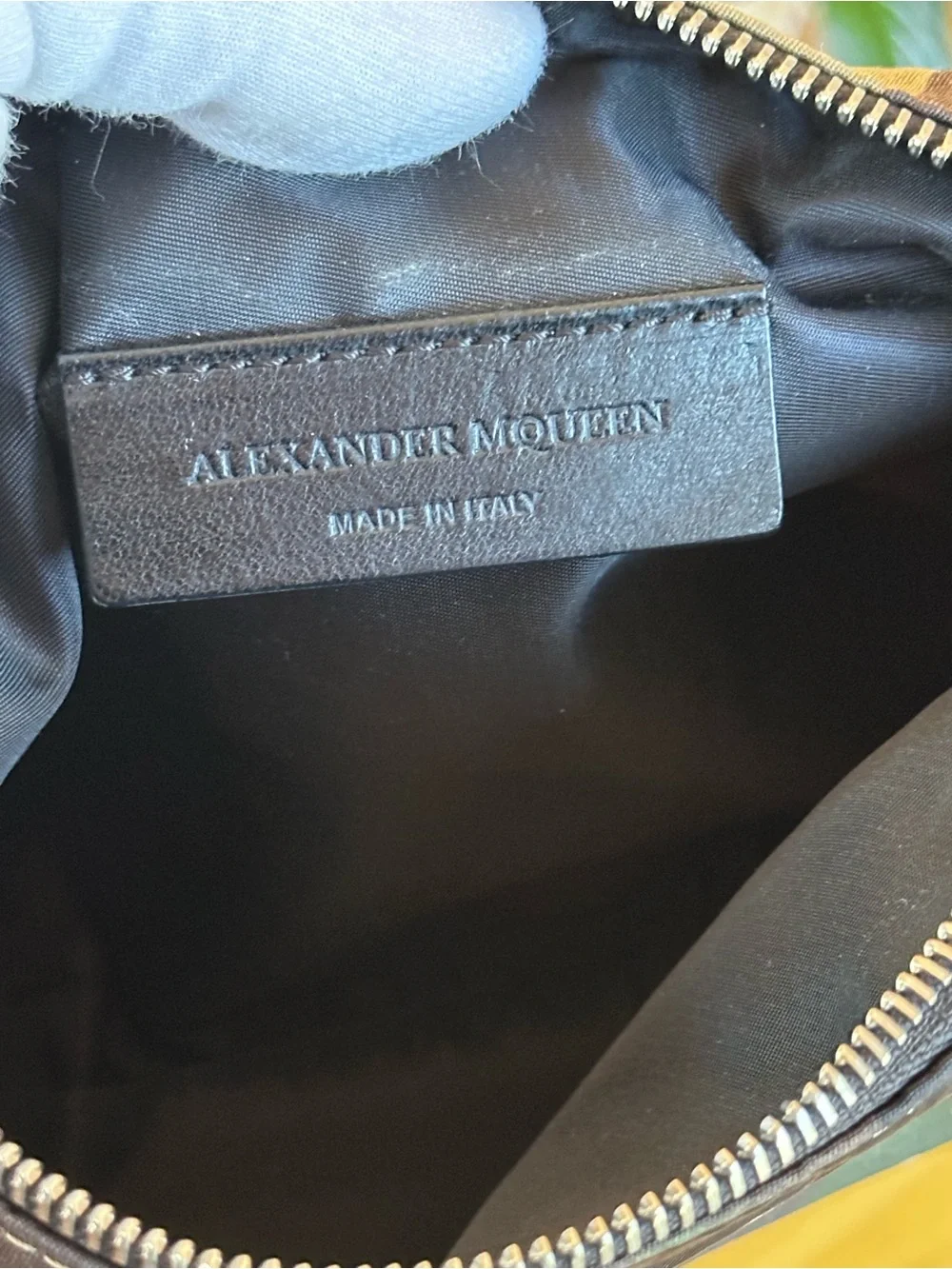 Alexander McQueen Skull Nylon Cosmetic Bag